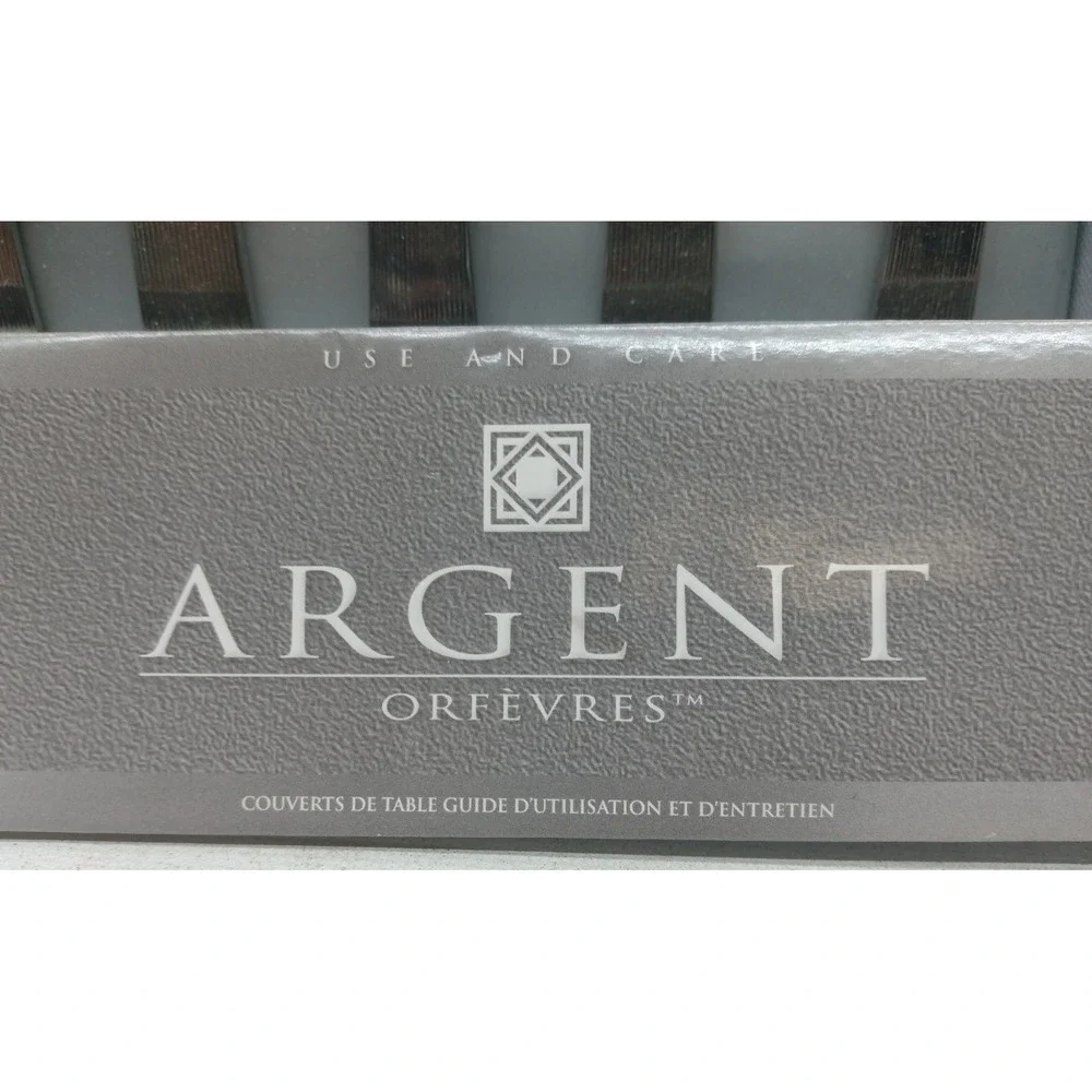 NIB BROCADE Argent Orfevres Villandry Mirror Stainless Steel 20pc. Flatware‎ Set